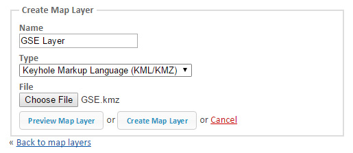 GSatTrack Custom Map Layers